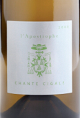 尚特阿珀斯特洛夫干白葡萄酒(Domaine Chante Cigale L'Apostrophe Blanc, Vin de Pays de la Mediterranee, Rhone Valley, France)