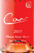 凱爾黑皮諾桃紅葡萄酒(Carr Vineyards & Winery  Pinot Noir Rose, Sta. Rita Hills, USA)