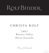 羅夫·賓德克麗絲塔·羅夫西拉-歌海娜干紅葡萄酒(Rolf Binder Christa Rolf Shiraz - Grenache, Barossa Valley, Australia)