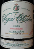 洛佩斯酒莊韋加奇隆阿依倫白葡萄酒(Bodegas Lopez Romero Vega Chiron Airen, La Mancha, Spain)