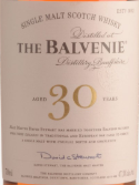 百富30年蘇格蘭單一麥芽威士忌(The Balvenie Aged 30 Years Single Malt Scotch Whisky, Speside, UK)