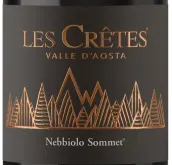 克雷特斯酒庄索米特内比奥罗红葡萄酒(Les Cretes Sommet Nebbiolo Valle d'Aosta, Aosta Valley, Italy)