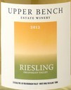 上沙洲雷司令干白葡萄酒(Upper Bench Estate Winery Riesling, Canada)