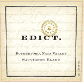 法令長相思干白葡萄酒(Edict Sauvignon Blanc, Rutherford, USA)