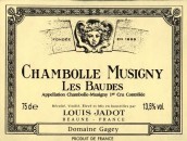 路易亞都加吉博德（香波-慕西尼一級園）干紅葡萄酒(Louis Jadot Domaine Gagey Les Baudes, Chambolle-Musigny Premier Cru, France)