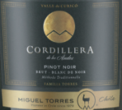 智利桃樂(lè)絲科迪勒拉極干型黑皮諾起泡酒(Miguel Torres Cordillera Brut Pinot Noir, Curico Valley, Chile)