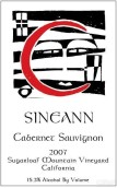 西尼恩圓錐山赤霞珠干紅葡萄酒(Sineann Sugarloaf Mountain Cabernet Sauvignon, Napa Valley, USA)