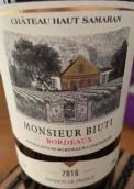 上薩馬隆酒莊比尤迪先生紅葡萄酒(Chateau Haut Samaran Monsieur Biuti, Bordeaux, France)
