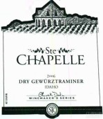 圣教堂釀酒師瓊瑤漿干白葡萄酒(Ste. Chapelle Winemakers Dry Gewurztraminer, Snake River Valley, USA)