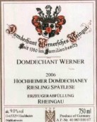 Domdechant Werner Hochheimer Riesling Spatlese, Rheingau, Germany