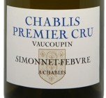 西蒙尼酒莊瓦庫顰白葡萄酒(Simonnet-Febvre Vaucoupin, Chablis Premier Cru, France)