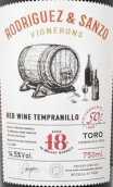 羅德里格斯酒莊威士忌桶陳年丹魄紅葡萄酒(Rodriguez Sanzo Whisky Barrel Aged Tempranillo, Toro, Spain)