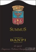 班菲酒庄桑慕斯圣安提莫红葡萄酒(Castello Banfi Summus Sant'Antimo, Tuscany, Italy)