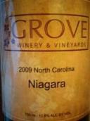 戈洛夫酒莊尼亞加拉干白葡萄酒(Grove Winery & Vineyards Niagara, North Carolina, USA)