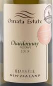 奧瑪特珍藏霞多麗干白葡萄酒(Omata Estate Reserve Chardonnay, Russell, New Zealand)