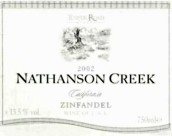 内桑森溪仙粉黛干红葡萄酒(Nathanson Creek Zinfandel, California, USA)