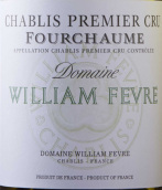 威廉·費爾福夏園（夏布利一級園）干白葡萄酒(Domaine William Fevre Fourchaume, Chablis Premier Cru, France)