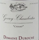 迪羅什尚普（熱夫雷-香貝丹村）紅葡萄酒(Domaine Duroche Champs, Gevrey-Chambertin, France)