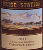 布萊斯站酒莊品麗珠干紅葡萄酒(Brice Station Cabernet Franc, California, USA)