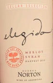 諾頓酒莊埃萊吉多酒窖精選梅洛-西拉紅葡萄酒(Bodega Norton Elegido Cellar Selection Merlot Syrah, Mendoza, Argentina)