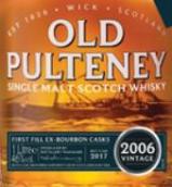 富特尼2006年份蘇格蘭單一麥芽威士忌(Old Pulteney 2006 Vintage Single Malt Scotch Whisky, Highlands, UK)