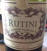 露迪尼赤霞珠-馬爾貝克混釀干紅葡萄酒(Rutini Wines Cabernet Malbec, Mendoza, Argentina)