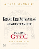 吉力歌佐森堡（阿爾薩斯特級園）瓊瑤漿半甜型白葡萄酒(Domaine Armand Gilg Zotzenberg Gewurztraminer, Alsace Grand Cru, France)