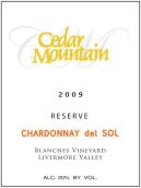 雪松山珍藏霞多麗甜白葡萄酒(Cedar Mountain Winery Reserve Chardonnay del SOL, Livermore Valley, U)