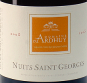 達哈瑞酒莊巴朗（夜圣喬治村）干紅葡萄酒(Domaine d'Ardhuy Nuits-Saint-Georges, Cote de Nuits, France)