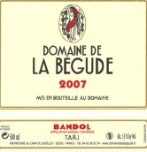 德拉貝古酒莊酒莊干紅葡萄酒(Domaine de la Begude, Bandol, France)