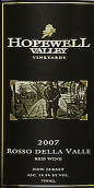 霍普韋爾谷酒莊紅谷干紅葡萄酒(Hopewell Valley Vineyards Rosso Della Valle, New Jersey, USA)