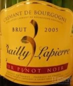 Bailly-Lapierre Pur Pinot Noir Cremant de Bourgogne, Burgundy, France