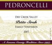 派利酒莊家族葡萄園小西拉干紅葡萄酒(Pedroncelli Family Vineyards Petite Sirah, Dry Creek Valley, USA)