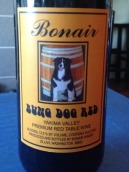 博奈邦格犬品麗珠-馬爾貝克-味而多混釀干紅葡萄酒(Bonair Winery Bung Dog Red Cabernet Franc Malbec Petit Verdot, Washington, USA)