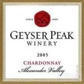 蓋世峰霞多麗干白葡萄酒（亞歷山大谷）(Geyser Peak Chardonnay, Alexander Valley, USA)