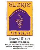 格洛利白謝瓦爾干白葡萄酒(Glorie Farm Winery Seyval Blanc, Hudson River Region, USA)