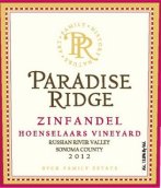 天堂橋侯恩瑟拉斯園仙粉黛干紅葡萄酒(Paradise Ridge Hoenselaars Vineyard Estate Zinfandel, Russian River Valley, USA)