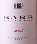 巴爾酒莊馬爾貝克桃紅葡萄酒(Barr Estate Winery Malbec Rose, Paso Robles, USA)