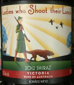 福爾斯酒莊皇家狩獵女設(shè)拉子紅葡萄酒(Fowles Ladies who Shoot their Lunch Shiraz, Strathbogie Ranges, Australia)