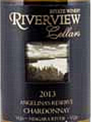 河景酒莊安吉麗娜珍藏霞多麗干白葡萄酒(Riverview Cellars Winery Angelina’s Reserve Chardonnay, Ontario, Canada)