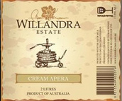 威蘭德拉莊園奶油阿佩羅加強酒(Willandra Estate Cream Apera, Riverina, Australia)