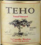 特霍酒莊托馬爾園馬爾貝克紅葡萄酒(TeHo Tomal Vineyard Malbec, La Consulta, Argentina)