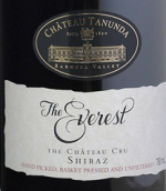 塔奴丹塔珠穆朗瑪峰西拉園干紅葡萄酒(Chateau Tanunda The Everest The Chateau Cru Shiraz, Barossa Valley, Australia)