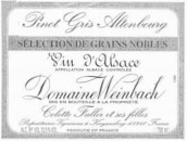 溫巴赫酒莊奧登堡灰皮諾粒選貴腐甜白葡萄酒(Domaine Weinbach Pinot Gris Altenbourg Selection de Grains Nobles, Alsace, France)