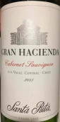 桑塔麗塔酒莊古園系列赤霞珠紅葡萄酒(Santa Rita Gran Hacienda Cabernet Sauvignon, Central Valley, Chile)