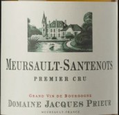 雅克普利爾（默爾索桑特諾一級(jí)園）白葡萄酒(Domaine Jacques Prieur, Meursault - Santenots Premier Cru, France)