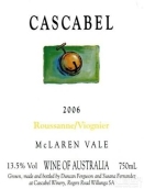 響尾蛇酒莊瑚珊-維歐尼白葡萄酒(Cascabel Rousanne Viognier, McLaren Vale, Australia)