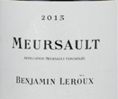 本杰明·勒胡酒莊（默爾索村）白葡萄酒(Benjamin Leroux, Meursault, France)