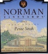 諾曼小西拉紅葡萄酒(Norman Petite Sirah, Paso Robles, USA)