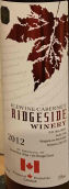 瑞芝塞德酒莊赤霞珠冰酒(Ridgeside Winery Cabernet Icewine, Niagara Peninsula, Canada)